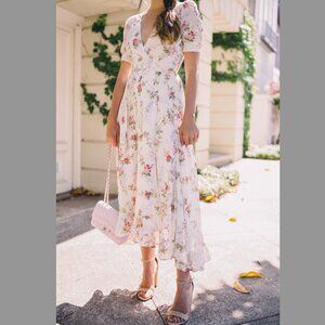 Ralph Lauren Denim and Supply Gauze Floral Wrap Dress